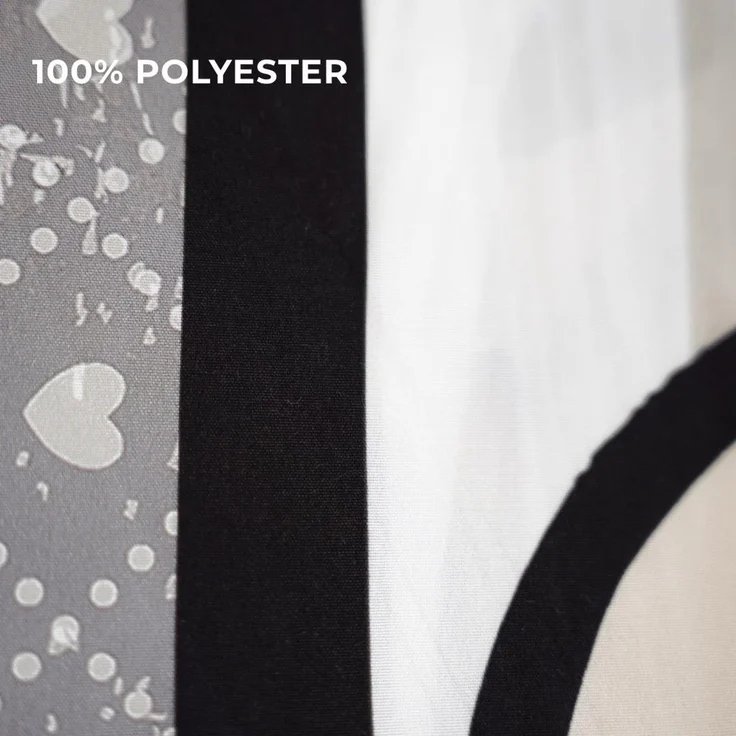 Partnerbettwäsche mit Reißverschluss 135x200 cm + 80x80 cm - 4-teilig mit Schaf & Herz Motiv – Bild 4