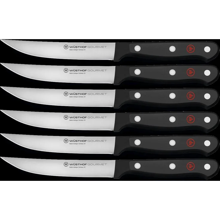 Wüsthof Gourmet Steakmessersatz mit 6 Messern