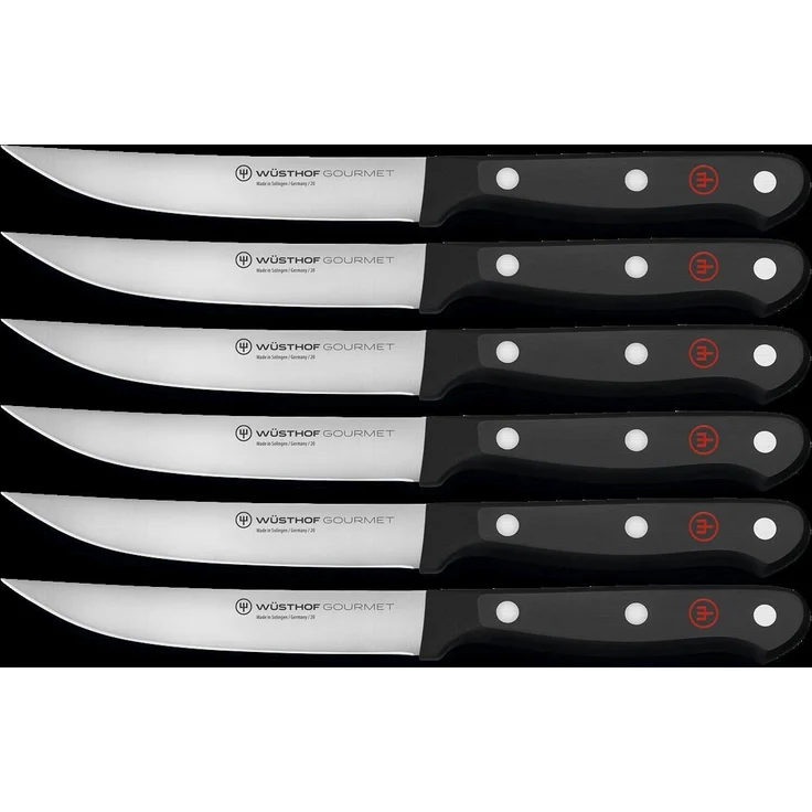 Wüsthof Gourmet Steakmessersatz mit 6 Messern – Bild 1