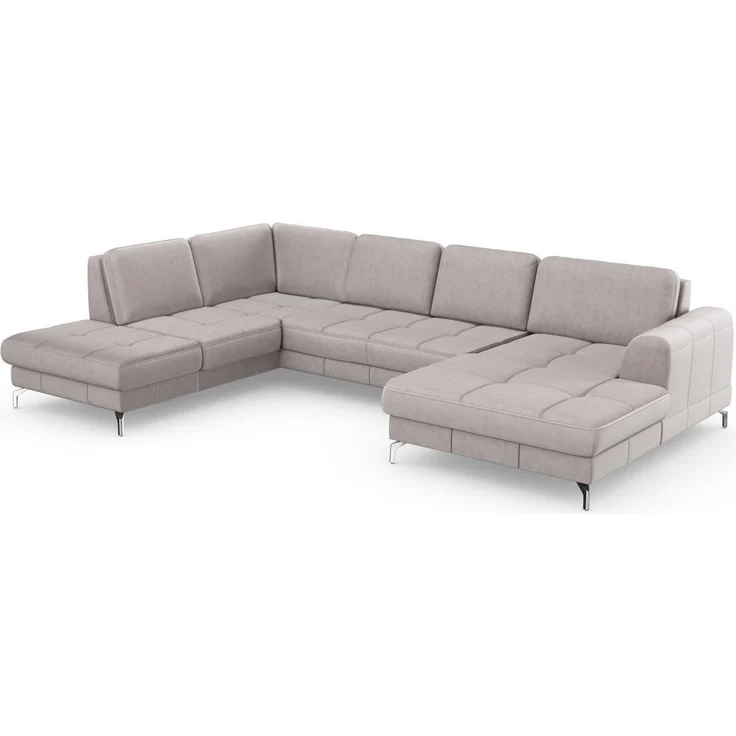 sit&more Wohnlandschaft Bendigo U-Form, inklusive Sitztiefenverstellung, Bodenfreiheit 12 cm, in 2 Fußfarben – Bild 3