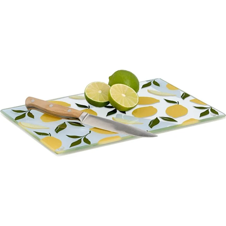 ZELLER 26336 Glasschneideplatte LEMON aus Sicherheitsglas, ca. 30 x 20 cm – Bild 4