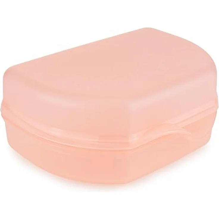 TUPPERWARE Lunchbox Tupperware Valentins Snacky Herz Brotdose rosa – Bild 1