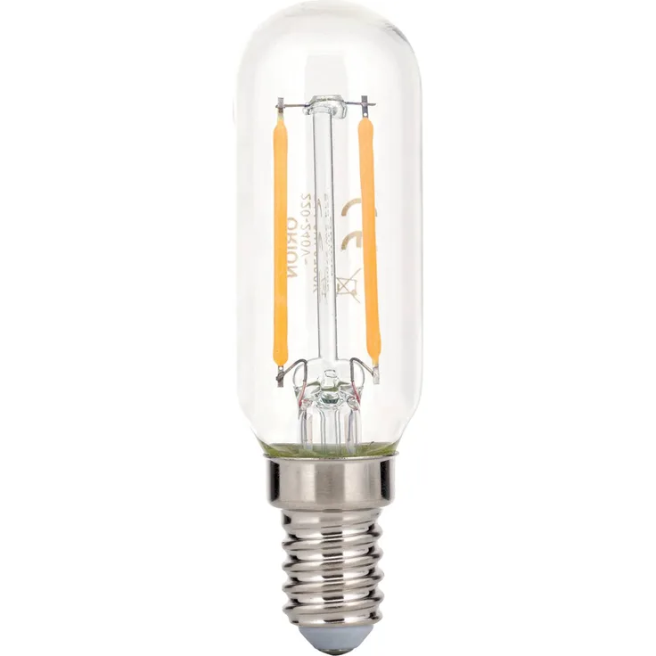 Orion LED-Lampe E14 3W T25 Filament klar, 2.700K, nicht dimmbar