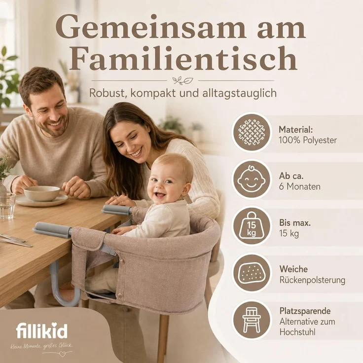 Fillikid Tischsitz Flexi Comfort Exklusiv – Bild 2
