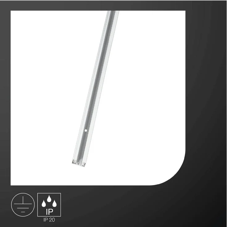 SLV 1-Phasen Aufbauschiene 1 m, weiß - 1 Phasen Stromschienen 230V – Bild 3