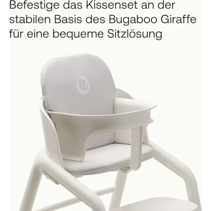 Bugaboo Giraffe Baby Kissenset - Stormy Grey Grau – Bild 4