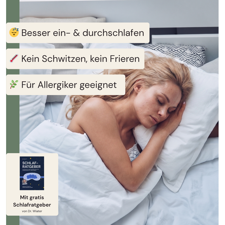 Alpaka Bettdecke Sommer 220x240 cm – 100% Alpakawolle, 1.400 g, Made in Germany – Bild 2