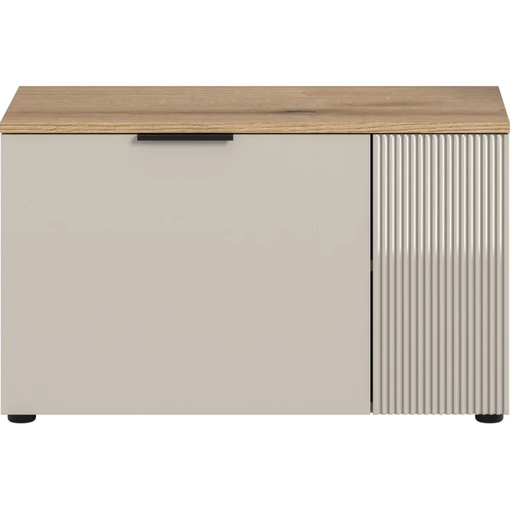 Sitzbank (B/H/T: 80x48x36 cm) in Kaschmir Nachbildung und Kaschmir Nachbildung – Bild 2