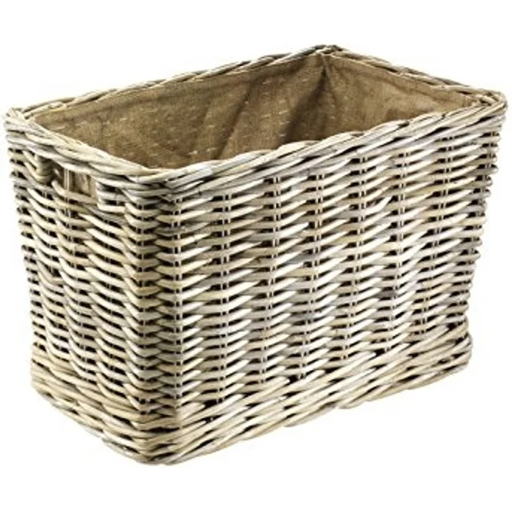 Kobolo Kaminholzkorb Holzkorb aus Rattan mit Jute und stabilen Rollen – Bild 7