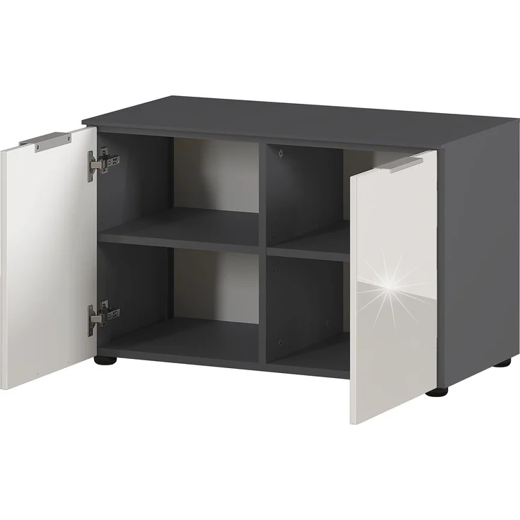 GERMANIA Schuhschrank RIMINI BHT 75x48x40 cm bunt Schuhkipper Schuhkommode – Bild 3