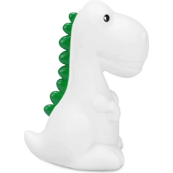 Navaris LED Nachtlicht Dino Design wiederaufladbar - mit 60 min Timer - Süße Farbwechsel Kinder Nachttischlampe - Schlummerlicht Lampe Weiß – Bild 8