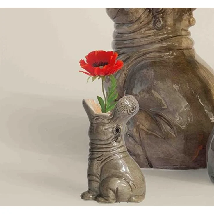 Donkey Vase Small Hungry Hippos Grau – Bild 5