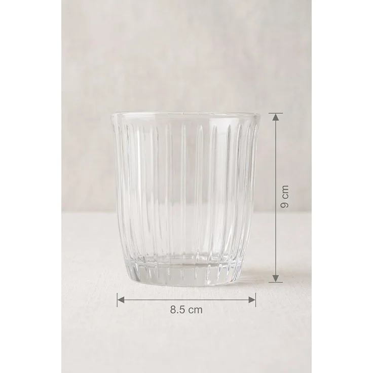 Pasabahce Joy Trinkgläser - elegantes Design, 280 ml - 4er Set – Bild 2