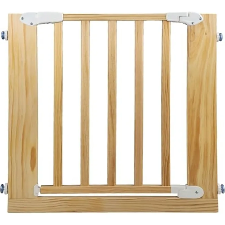 Absperrgitter Treppenschutzgitter Echtholz für 75-85cm Durchgang 77cm Hoch