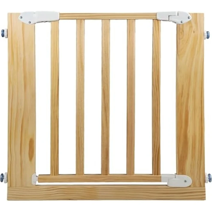 Absperrgitter Treppenschutzgitter Echtholz für 75-85cm Durchgang 77cm Hoch – Bild 1