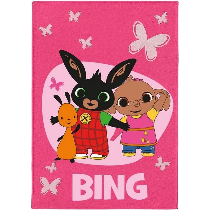 Bing Decke Weiche Fleecedecke 100x150 cm für Kinder & Erwachsene – Bild 3
