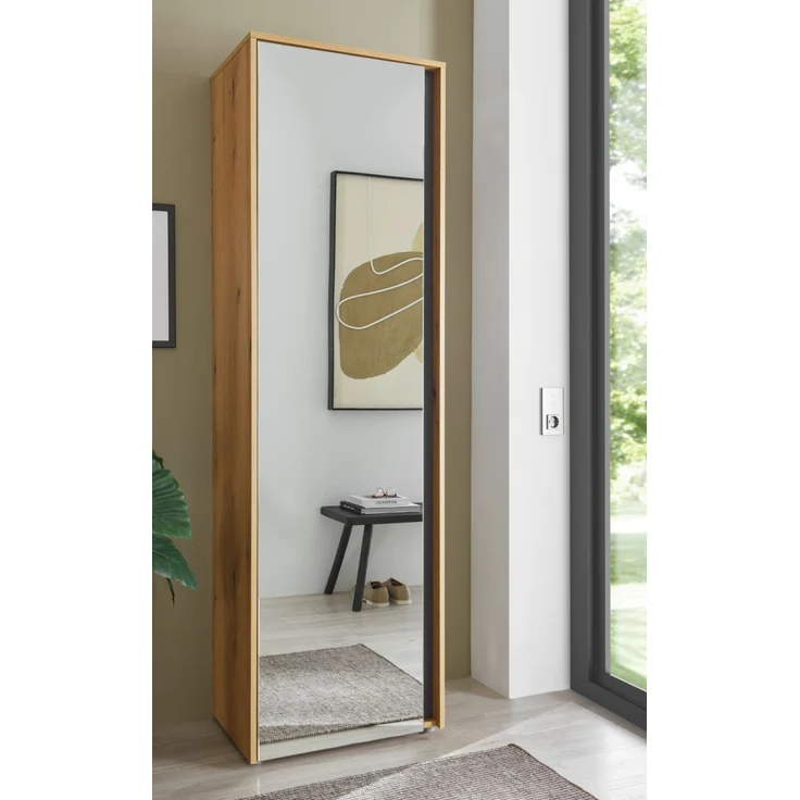 Garderobenschrank Center in Eiche 60 x 200 cm – Bild 4