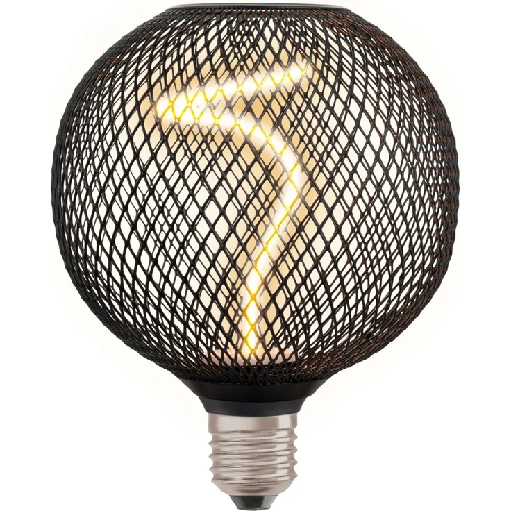 Osram LED Dekoleuchtmittel E27 Globe schwarz 3,5W dimmbar warmweiß – Bild 1