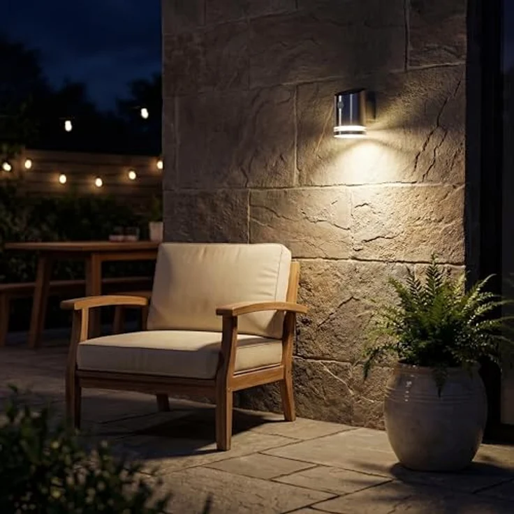 Smartwares Solare Außen‑Wandleuchte mit Bewegungsmelder – Warmweißes Licht – LED 75 lm – Wassergeschützt – Kabellos – Solarbeleuchtung für Eingang, Terrasse, Fassade oder Weg – 10.045.82 – Bild 6