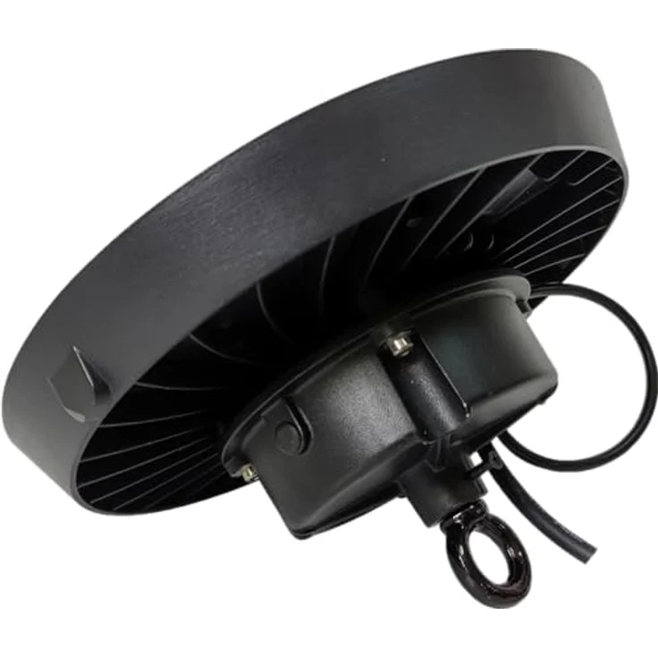 Berger & Schröter LED Strahler UFO High Bay Light 100 W, 12000 Lumen, 6000 K Weißlicht, IP66, Bewegungssensor, Schwarz – Bild 4