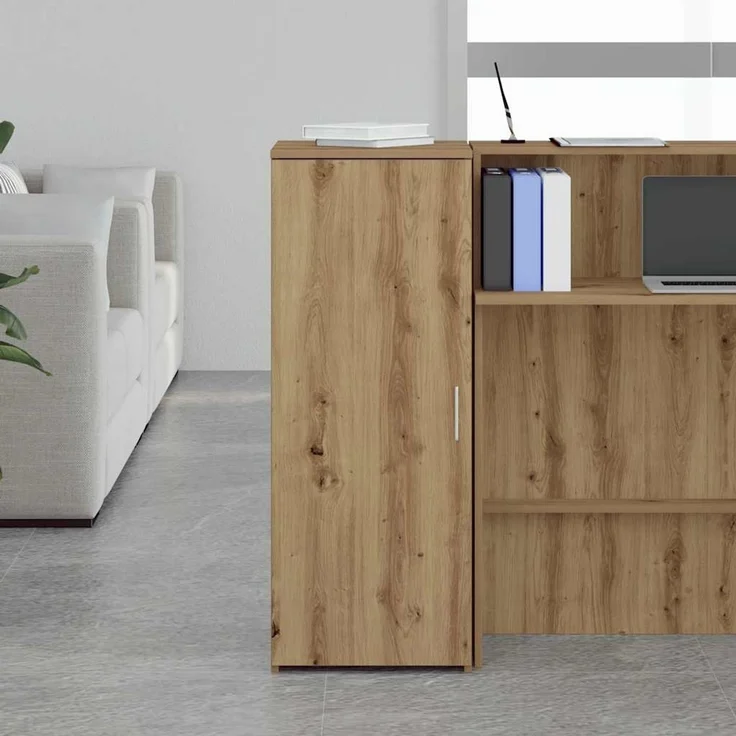 vidaXL Lagerschrank Artisan-Eiche 40x45x103,5 cm Holzwerkstoff 859041 – Bild 3