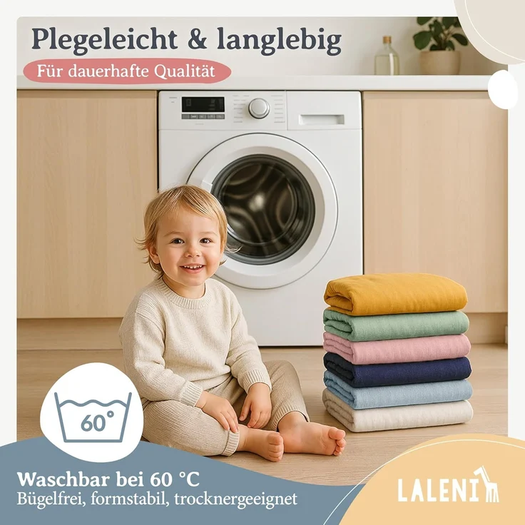 Laleni Jersey Spannbettlaken 80x160 cm Babybett - Oeko-TEX zertifiziertes Hausbett Spannbettlaken - Kinder Hausbett Bezug aus 100% Baumwolle - Spannbettlaken Hausbett - für Moseskorb Baby in Rosa – Bild 6