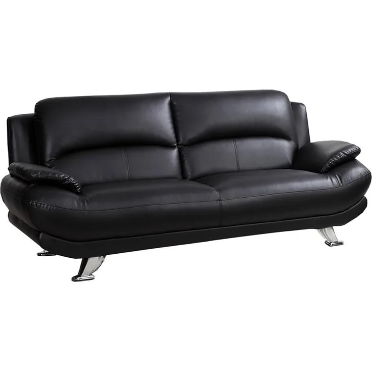 Sofa 3-Sitzer MUSKO - Schwarz