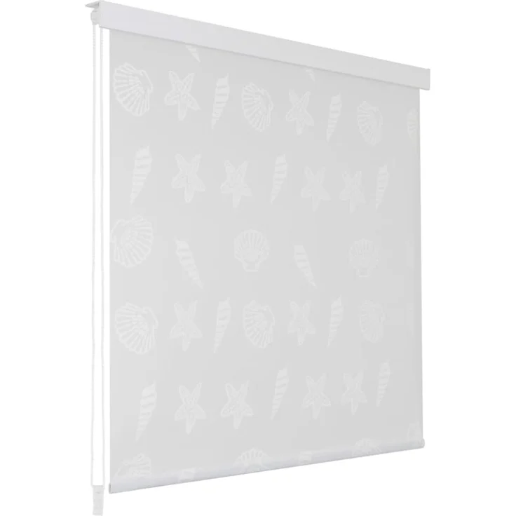 vidaXL Duschrollo 80x240 cm Seesternmuster 142859 – Bild 2
