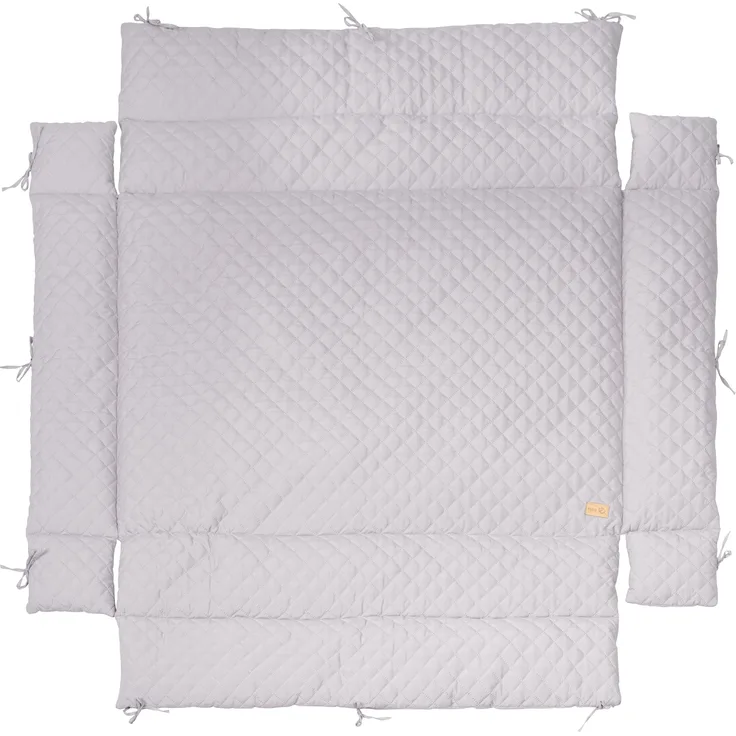 roba Laufgittereinlage 'roba Style' - für Laufgitter 75 x 100 bis 100 x 100 cm - Seitenpolsterung - Grau