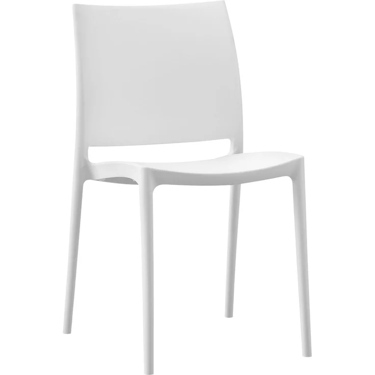Gartenmöbel-Set GRETA mit 4 Stühlen - 156x156x81cm, Kunststoff, Weiß | Balkonset Gartenset Tisch mit Stühlen Bistroset Outdoor – Bild 7