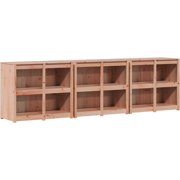 vidaXL Außenküchenschrank MEPPEL 3 stk. Natürlicher Douglas 3443811 – Bild 2