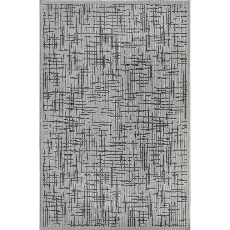 Hanse Home Telu In- & Outdoor Teppich Wetterfest – Modernes Muster, Wasserfest robuster Aussenteppich Flachgewebe für Garten, Balkon, Terrasse, Wohnzimmer – Beige Grau, 155x235 cm – Bild 2