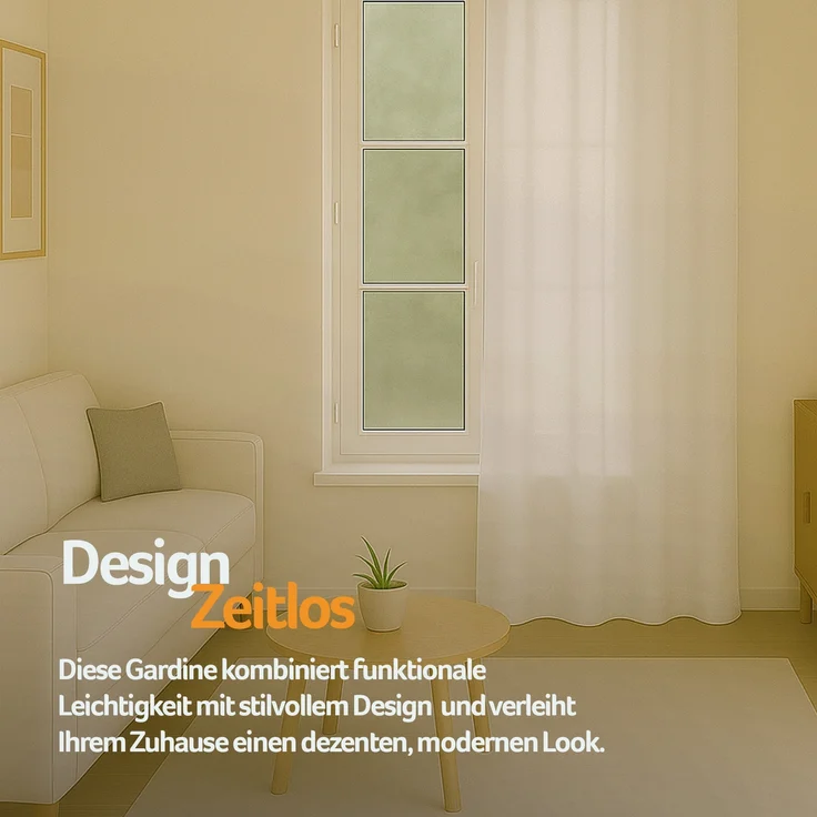 Bestlivings Blickdichte, Gardine mit Ösen, in vielen Größen und Farben Weiß 140x145 cm – Bild 8