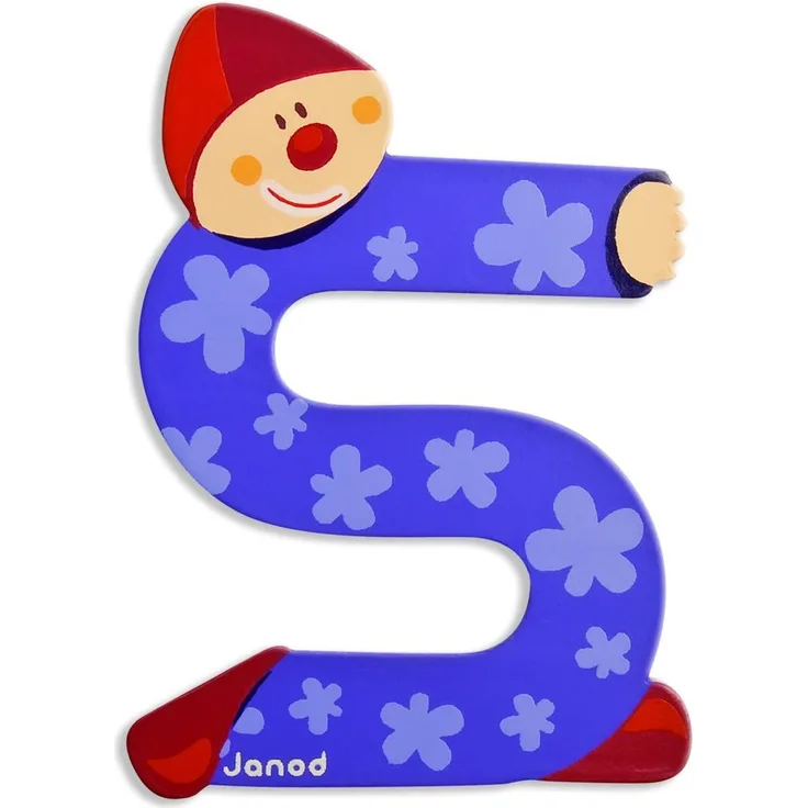 Buchstaben Clown S - 1 Buchstabe, zufällige Auswahl, keine Vorauswahl möglich
