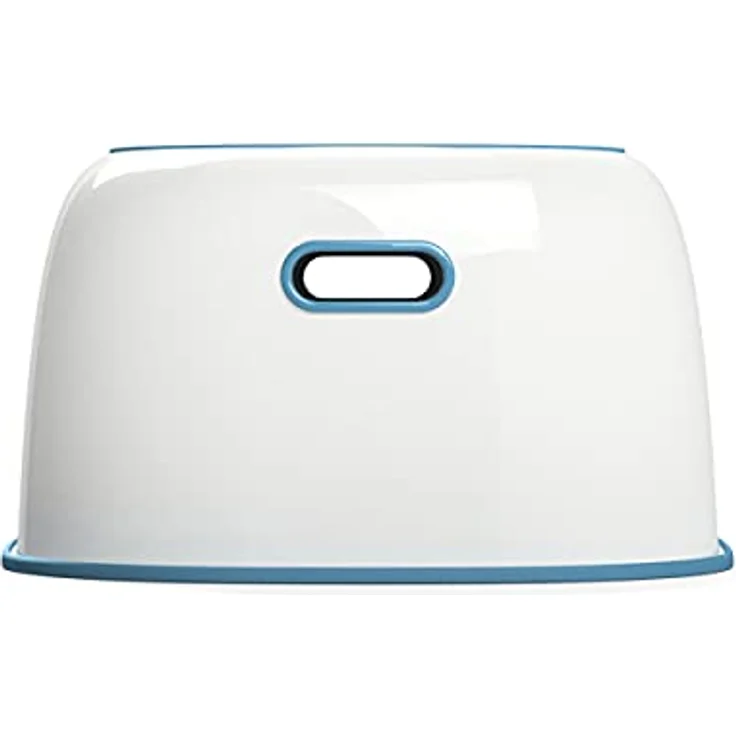 Prince Lionheart Step Stool | Tritthocker | Anti-Rutsch-Ober- und Unterseite | Leicht zu reinigen | Handgriffe | Vielseitig | Aufbewahrung | Badezimmer Booster | Handwaschbecken - Blau – Bild 3
