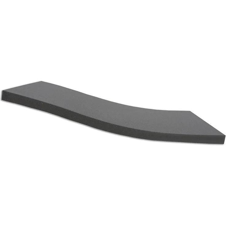 Dibapur ® Black: Orthopädische Kaltschaummatratze/Akustikschaumstoff - H2 - (130 x 200 x 14 cm) Ohne Bezug - Made in Germany