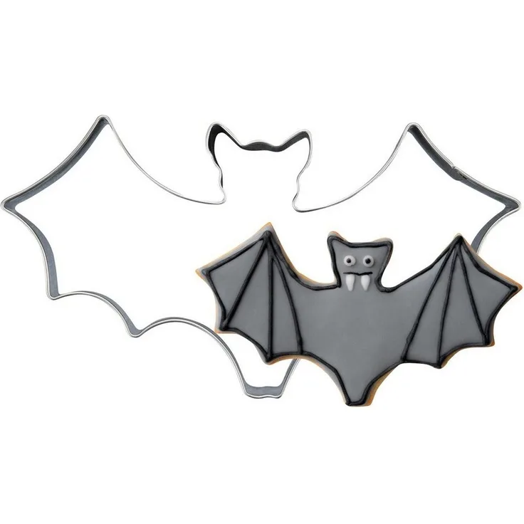 Zenker Ausstechform Fledermaus, Keksausstecher, Halloween-Motiv