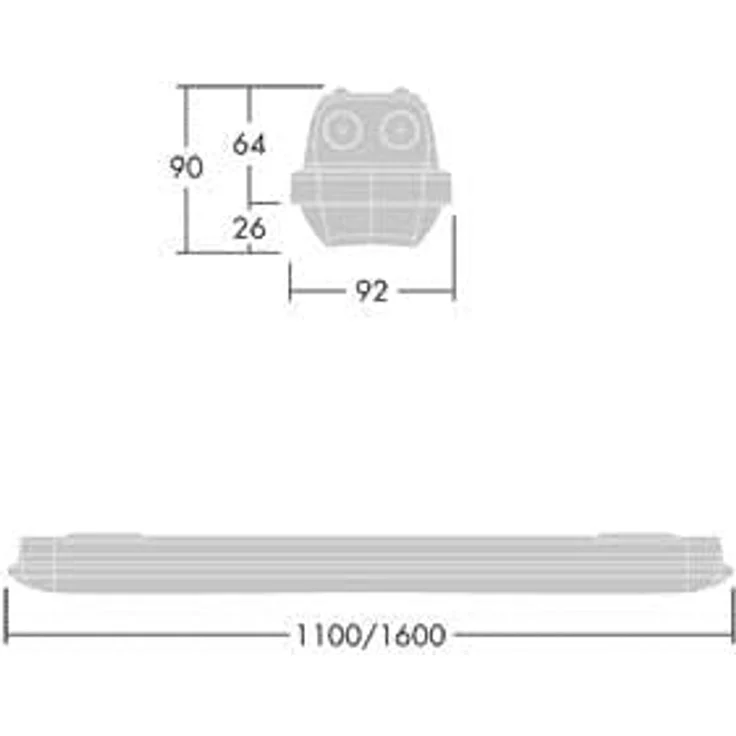 Zumtobel 96630754 AquaForce Pro S 4300 840 PC MB HF. – Bild 3