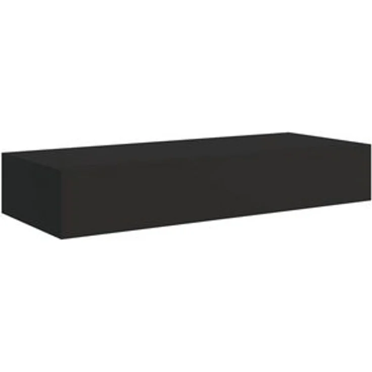 DOTMALL Schubkasten Wandmontiertes Schubladenregal,Schwarz, 60x23,5x10cm,MDF – Bild 6