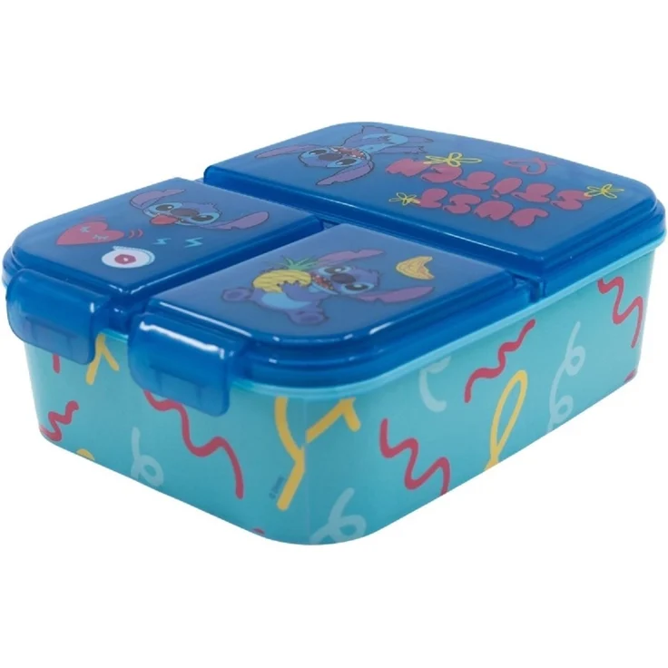 Disney Lilo & Stitch Kinder Brotdose – Lunchbox mit 3 Fächern & tollem Design – Bild 3