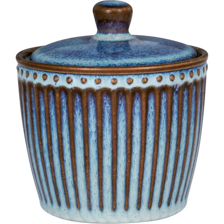 Greengate Milchkännchen Zuckerdose mit Deckel Alice Oyster Blue