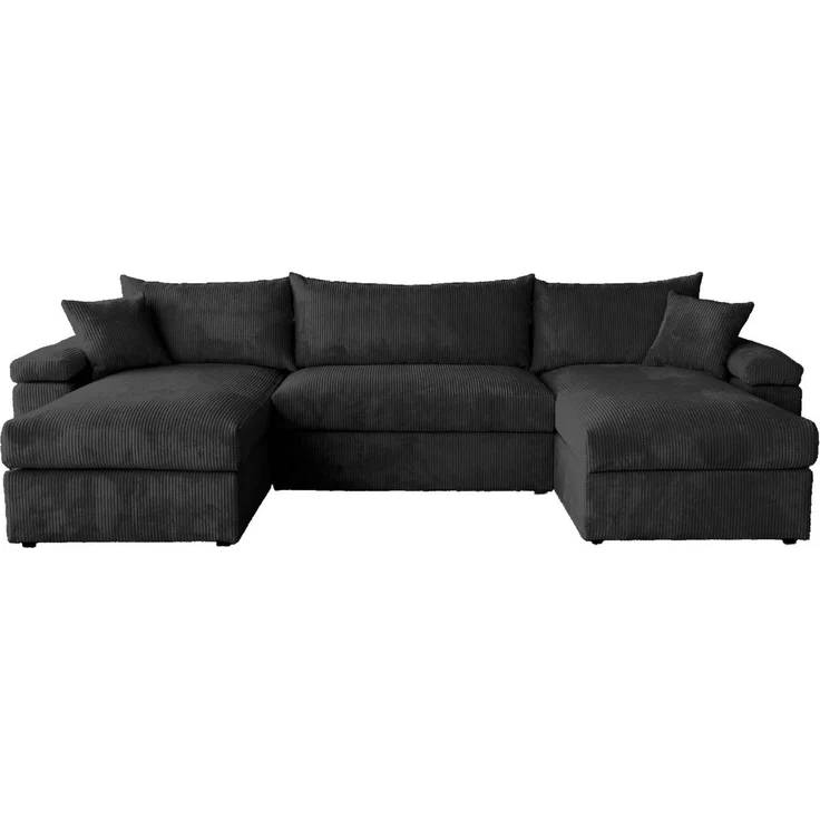 OTTO home Wohnlandschaft Cosy U-From Breite 309 cm, Sitzaufbau im Sandwich-Federkern, Bezüge in Cord oder Struktur weich wählbar mit Kaltschaumauflage – Bild 5