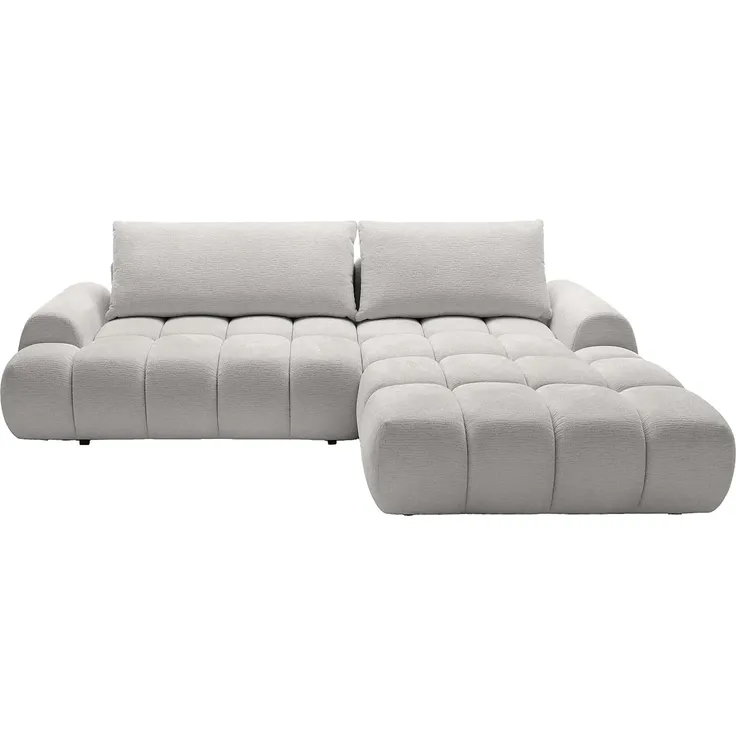 Vente-unique - FARNETA Sofa Stoff Grau - B 177 cm x H 86 cm x L 280 cm – Bild 2