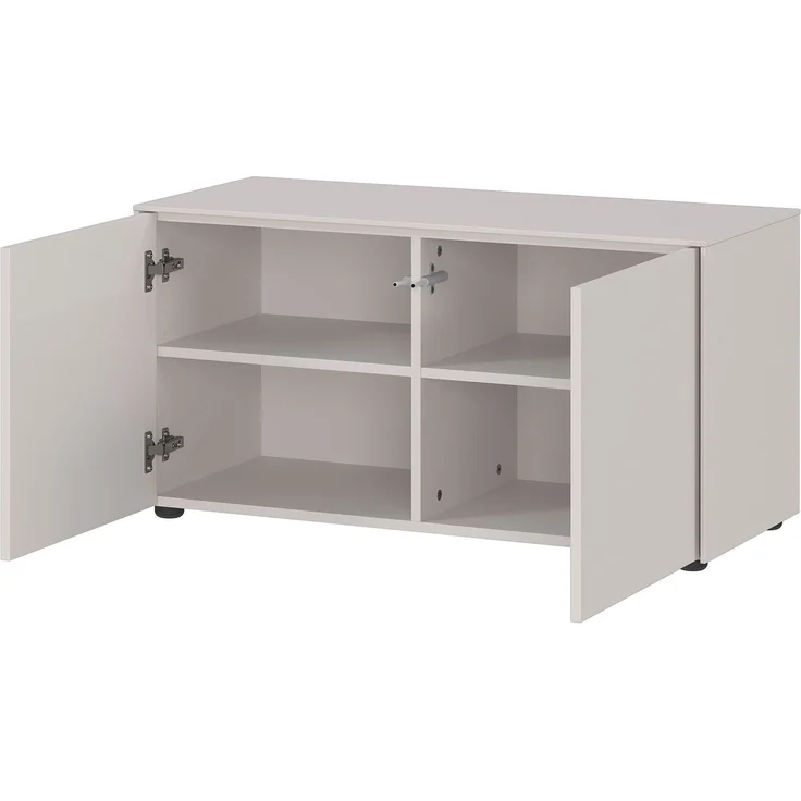 Schuhbank Luna / GW-Lomena, Holzwerkstoff, Grau, 92 x 48 x 41 cm – Bild 3