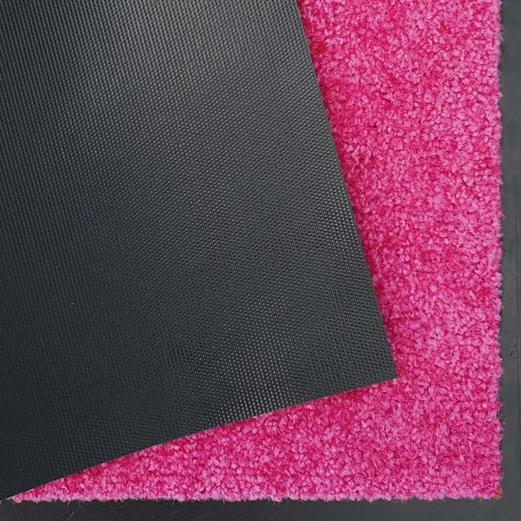 Waschbare Fußmatte Wash & Clean - raspbeere-rot - 60x180x0,7cm – Bild 3