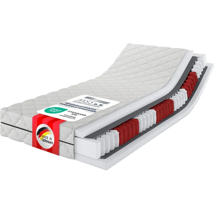 MSS 7 Zonen TTFK-Matratze MedicPlus 90x210x21 cm H5-XL