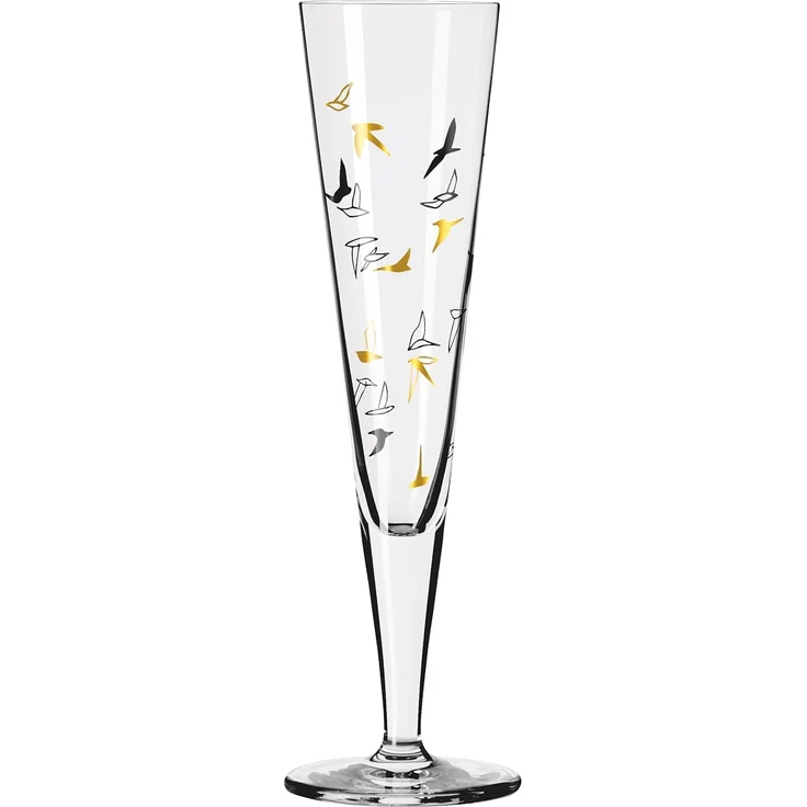 Ritzenhoff Champagnerglas Goldnacht, Kristallglas – Bild 6