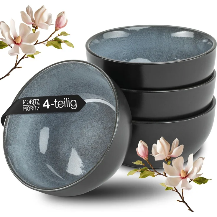 Moritz & Moritz VIDA 4tlg Miso Schalen Blau – Bild 1