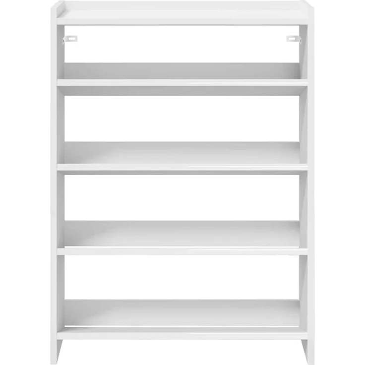 vidaXL Schuhregal Weiß 60x25x81 cm Holzwerkstoff 859878 – Bild 3