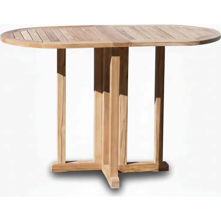 Balkontisch Solo aus Teak, B-Grade, unbehandelt